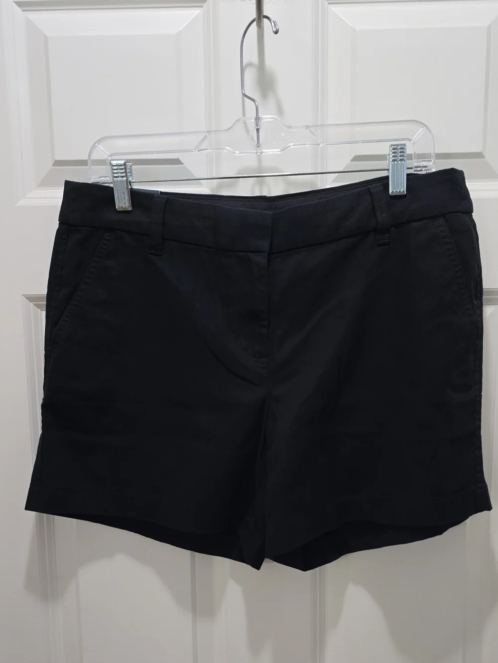 J Crew Women's Black Cotton Blend Shorts